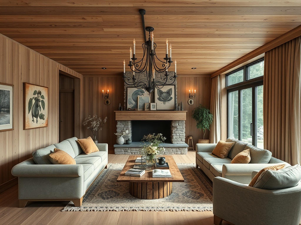 forumnostroy.ru | Стиль шале для загородного дома: камин, дерево и камень