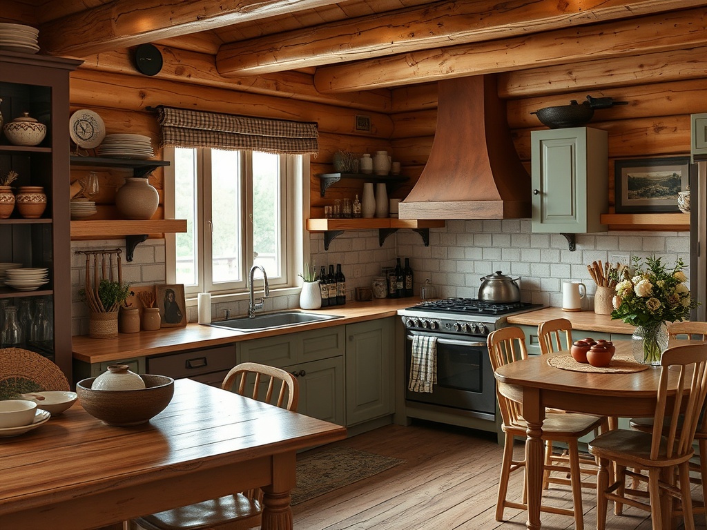 forumnostroy.ru | Кофемашина на кухне деревянного дома